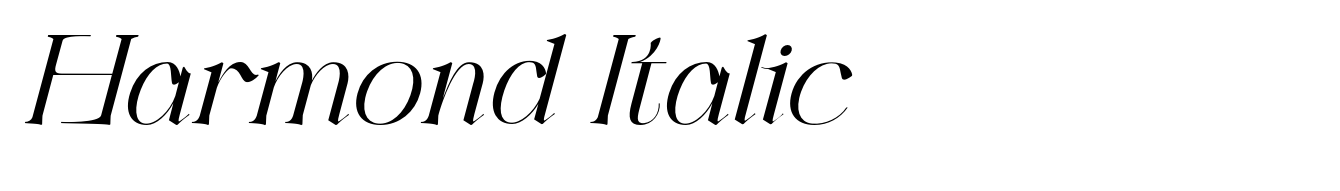 Harmond Italic